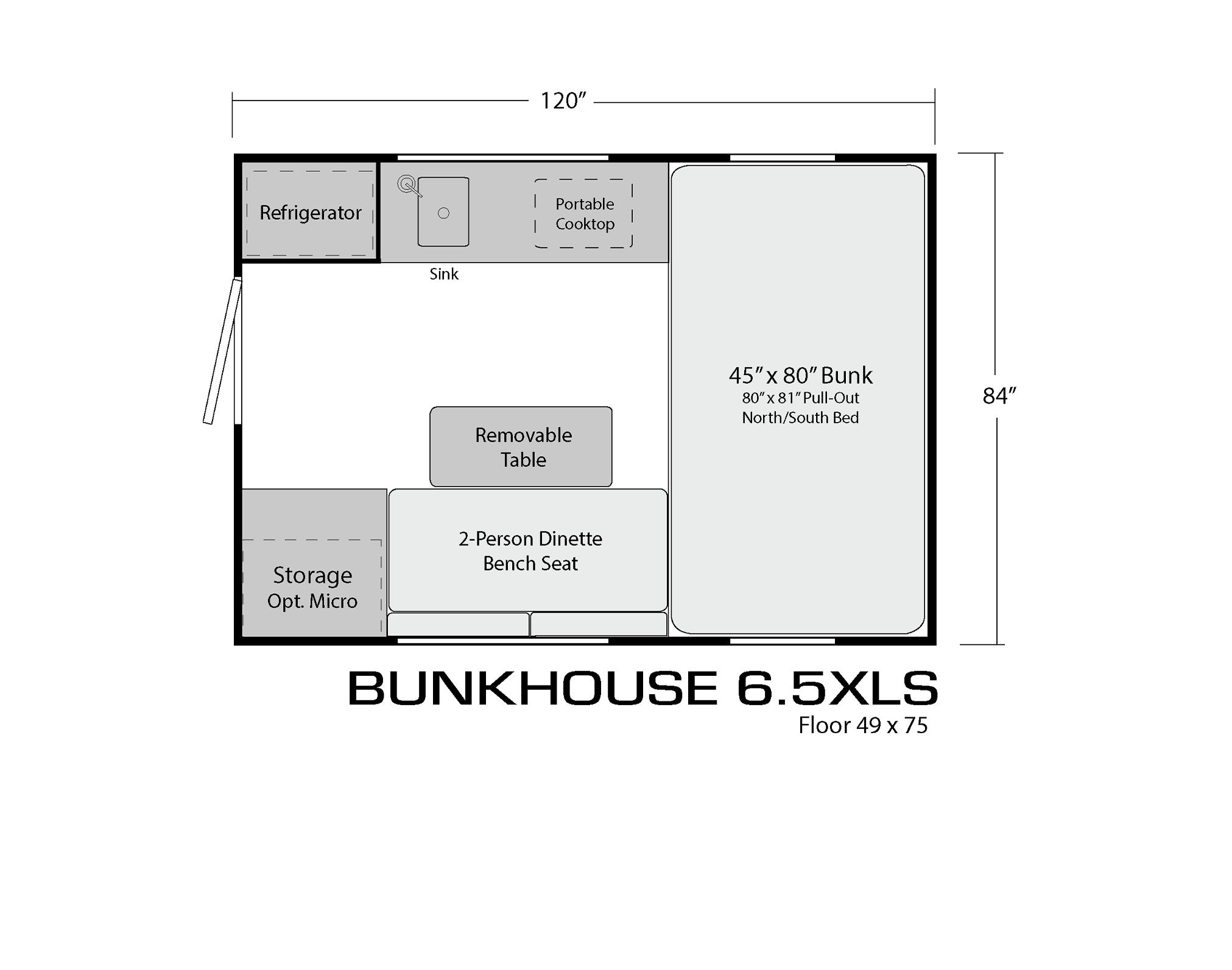 BUNKHOUSE 6.5XLS floorplan